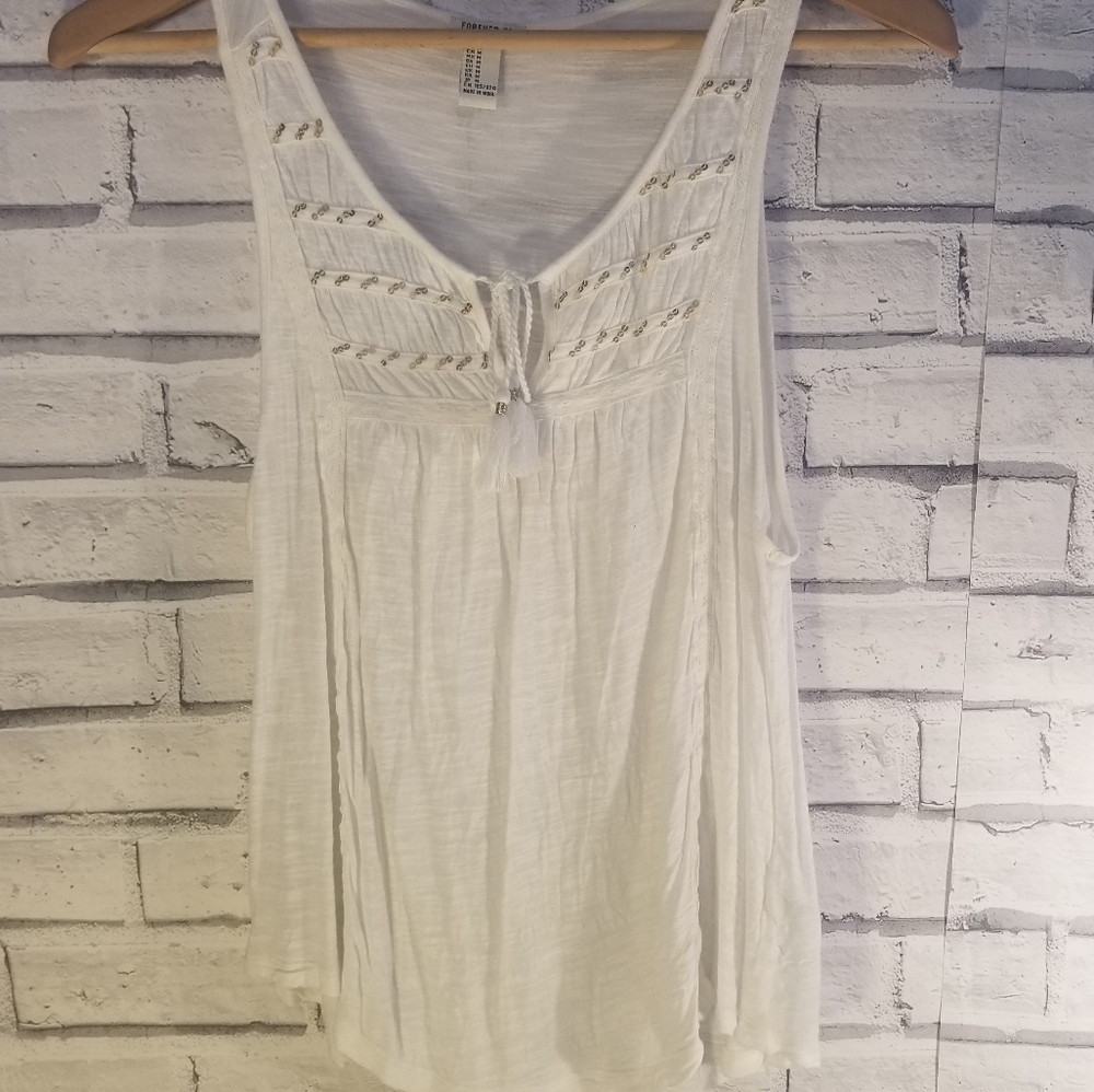 Forever 21 Peasants Style Tank